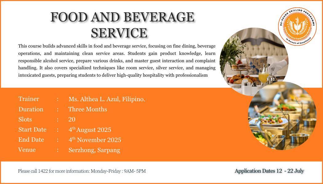 Food and Beverage Service